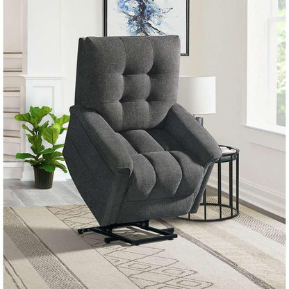 Picket House Furnishings - Secco Power Motion Lift Chair in 15337-2 Ribbit Charcoal - U-4610-8490-108 veiw 2