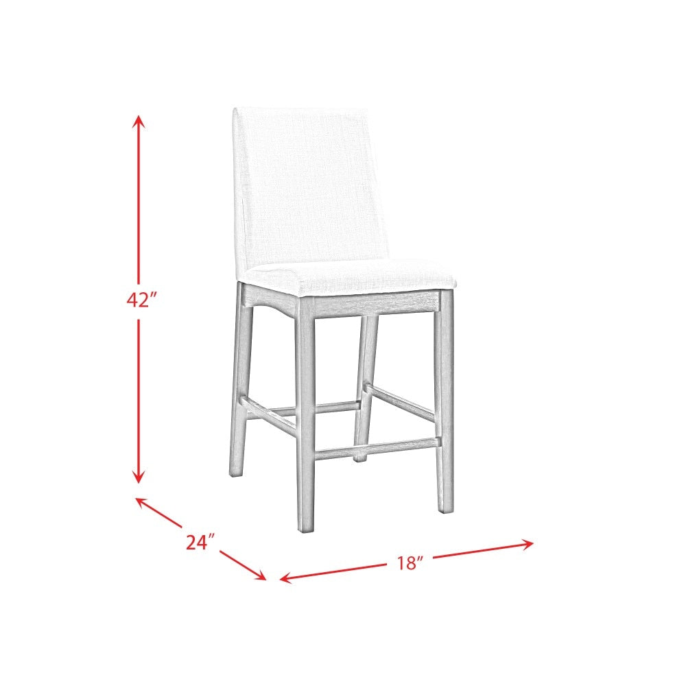 Picket House Furnishings - Simms Counter Height Side Chair in Walnut (Set of 2) - DPR500CSC veiw 11