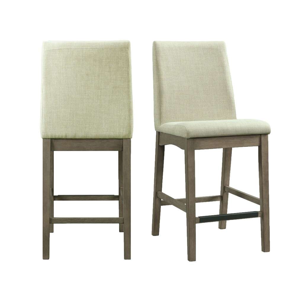 Picket House Furnishings - Simms Counter Side Chair in Grey (Set of 2) - DPR300CSCN veiw 1