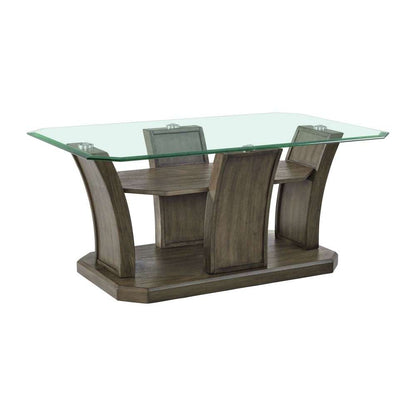 Picket House Furnishings - Simms Rectangular Coffee Table in Grey - TPR350CT veiw 1