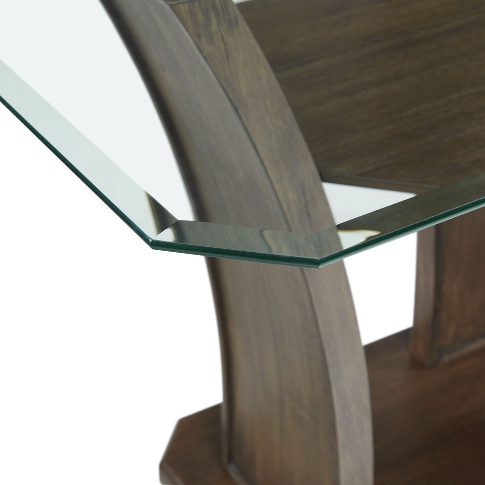 Picket House Furnishings - Simms Rectangular Counter Table in Walnut - DPR500CDTB veiw 3