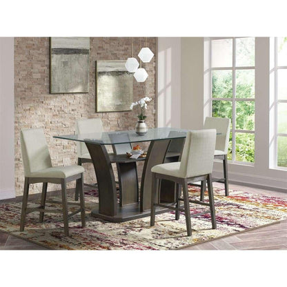 Picket House Furnishings - Simms Rectangular Counter Table - DPR300CDTB veiw 4