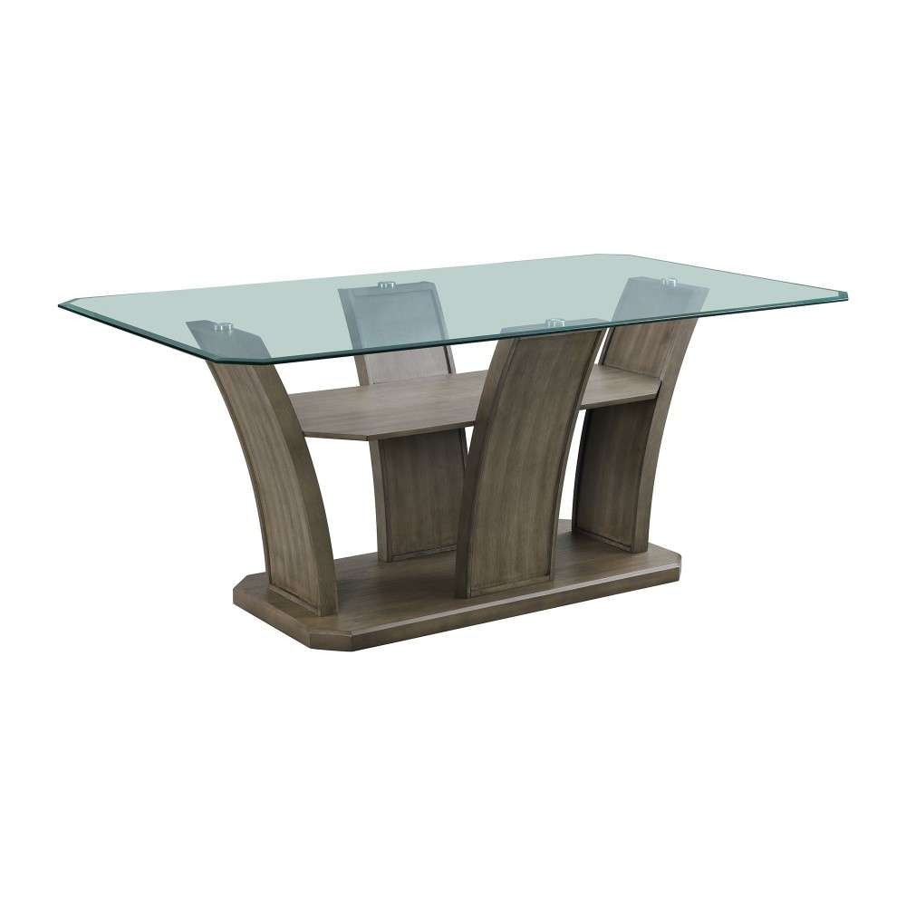 Picket House Furnishings - Simms Rectangular Dining Table in Grey - DPR300DTB veiw 1