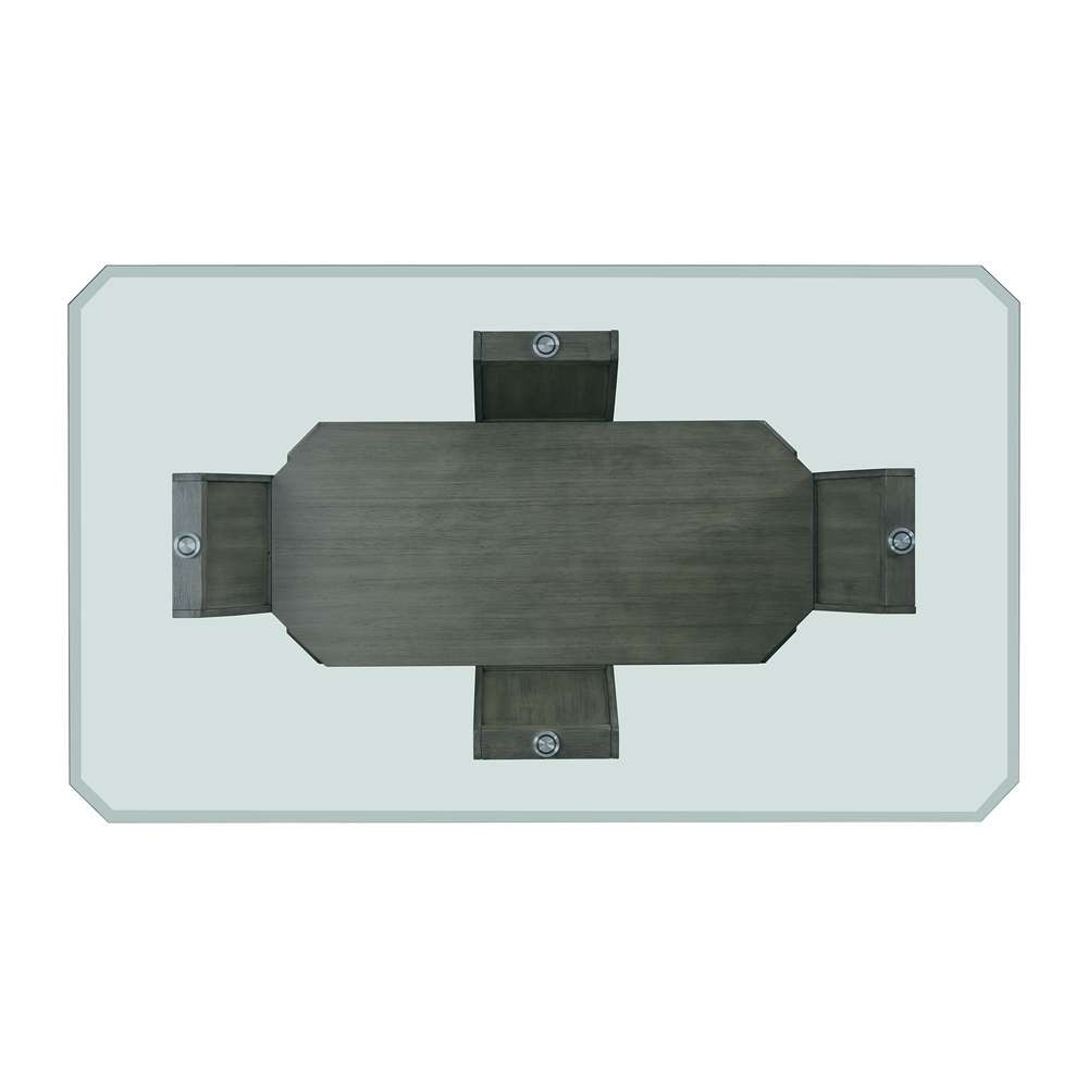 Picket House Furnishings - Simms Rectangular Dining Table in Grey - DPR300DTB veiw 4