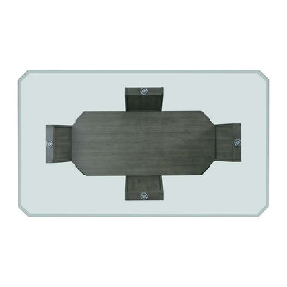 Picket House Furnishings - Simms Rectangular Dining Table in Grey - DPR300DTB veiw 4