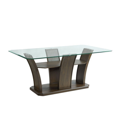 Picket House Furnishings - Simms Rectangular Dining Table in Walnut - DPR500DTB veiw 1