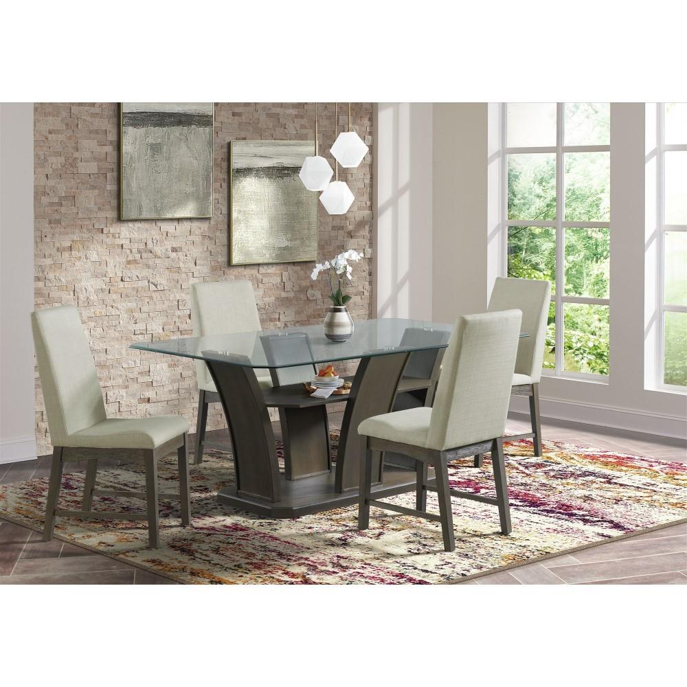 Picket House Furnishings - Simms Rectangular Dining Table in Walnut - DPR500DTB veiw 2