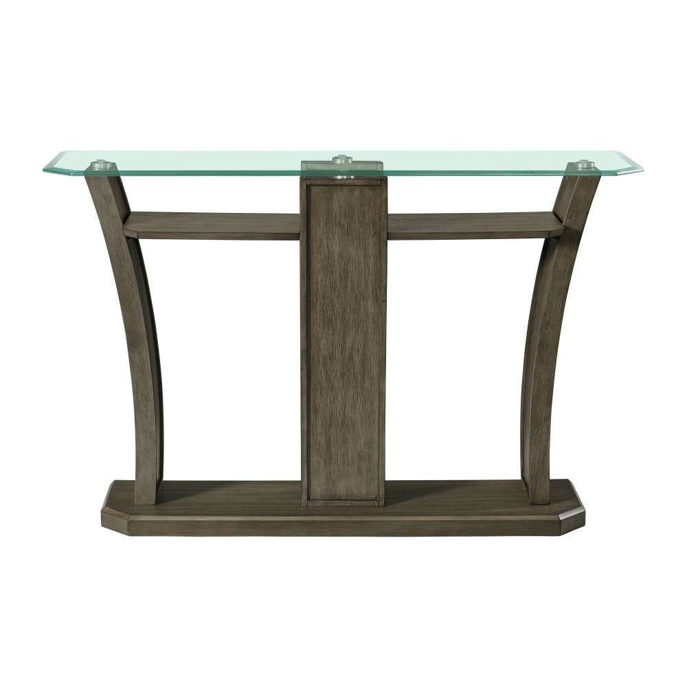 Picket House Furnishings - Simms Rectangular Sofa Table in Grey - TPR350ST veiw 3