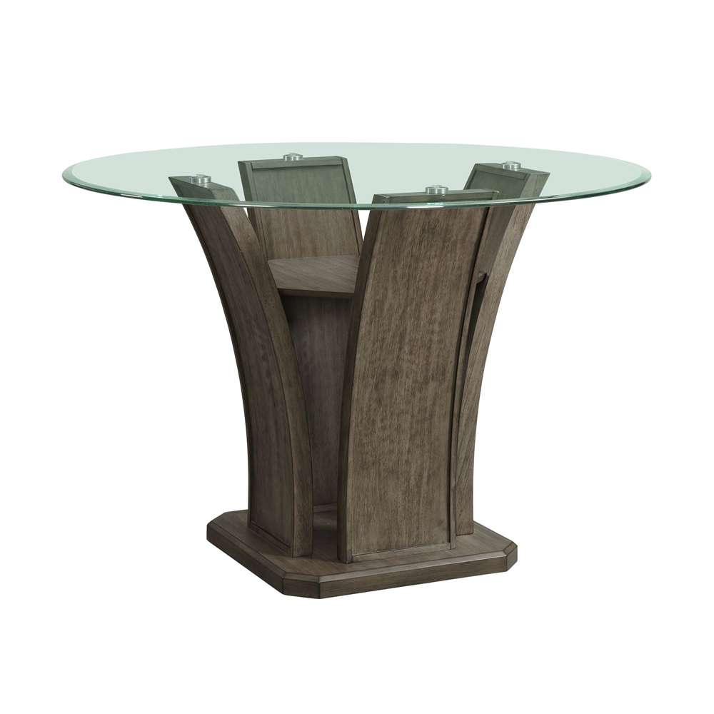 Picket House Furnishings - Simms Round Counter Dining Table in Grey - DPR300RCDTTB veiw 3