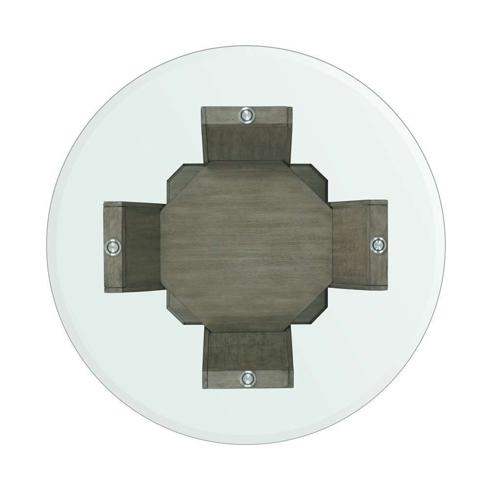 Picket House Furnishings - Simms Round Counter Dining Table in Grey - DPR300RCDTTB veiw 4