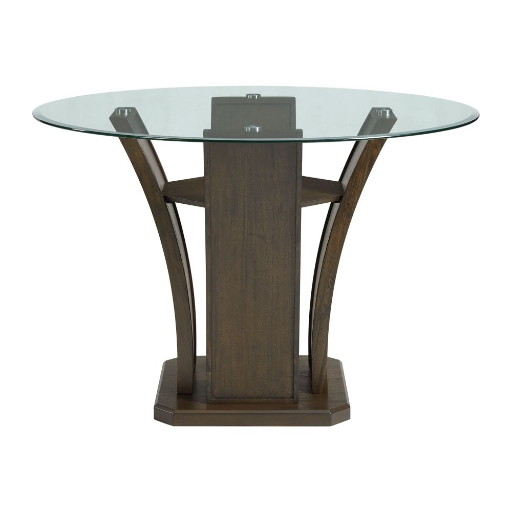 Picket House Furnishings - Simms Round Counter Height Dining Table in Walnut - DPR500CDT veiw 2