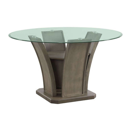 Picket House Furnishings - Simms Round Dining Table in Grey - DPR300RDTTB veiw 1