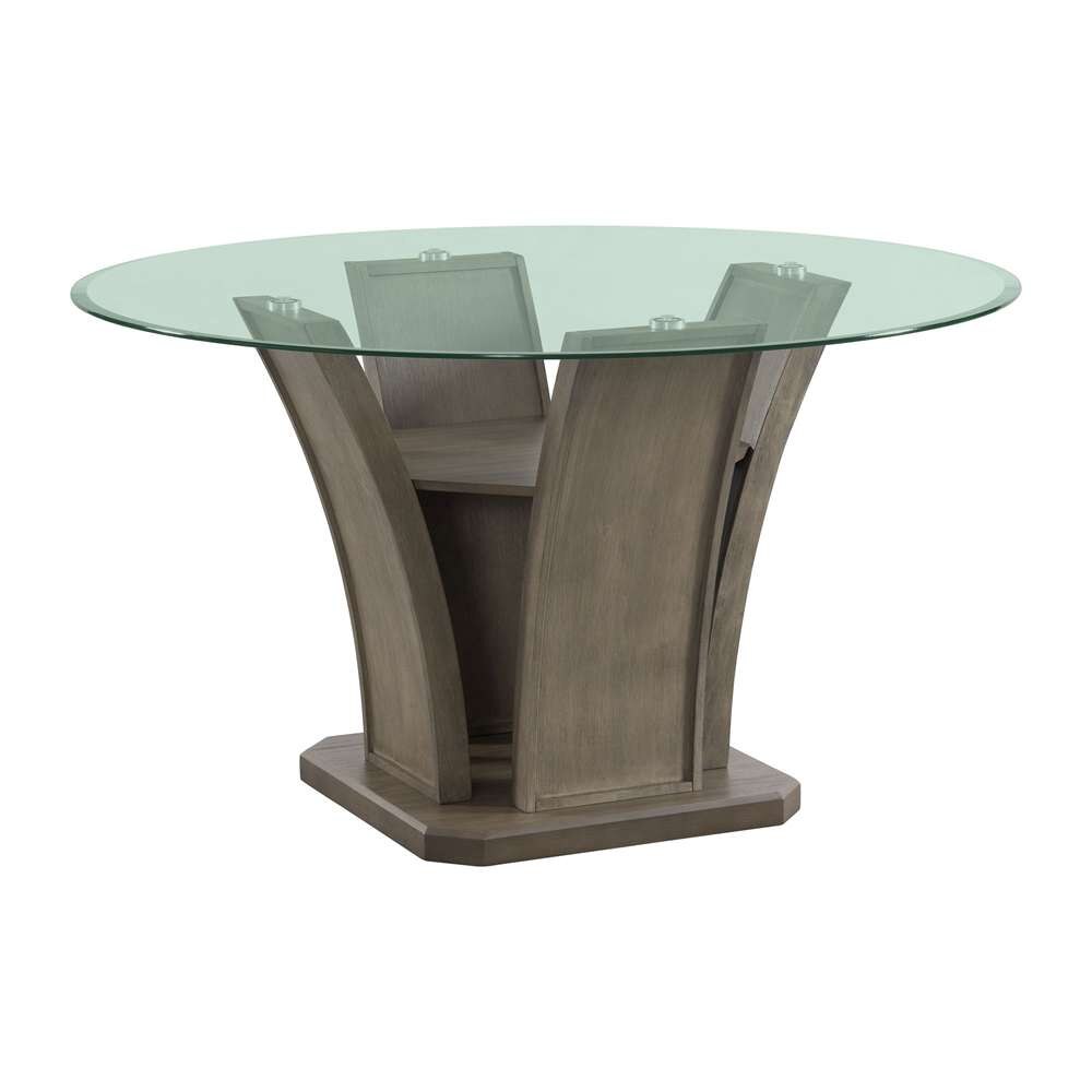 Picket House Furnishings - Simms Round Dining Table in Grey - DPR300RDTTB veiw 3