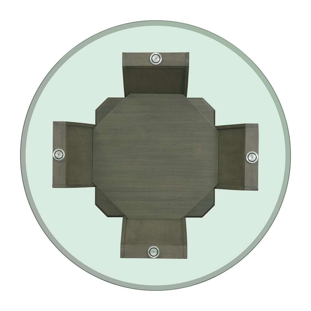 Picket House Furnishings - Simms Round Dining Table in Grey - DPR300RDTTB veiw 4
