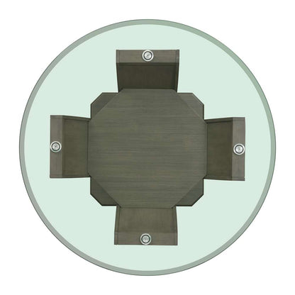 Picket House Furnishings - Simms Round Dining Table in Grey - DPR300RDTTB veiw 4