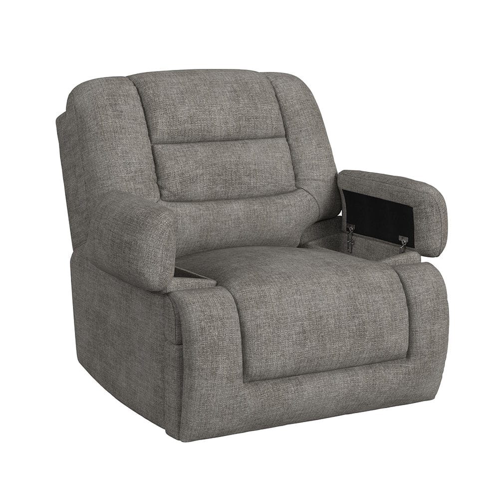Picket House Furnishings -  Snyder P3 Recliner W/Heat Massage, zero gravity, memory foam in Amount Grey - U-17750-11582-105PPP view 2