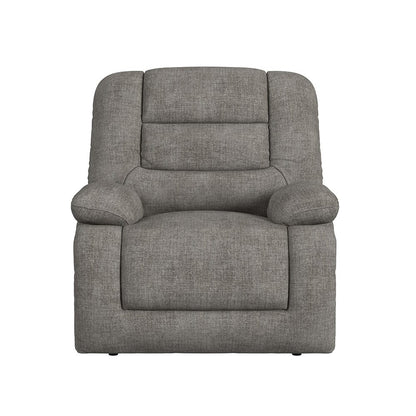 Picket House Furnishings -  Snyder P3 Recliner W/Heat Massage, zero gravity, memory foam in Amount Grey - U-17750-11582-105PPP view 3