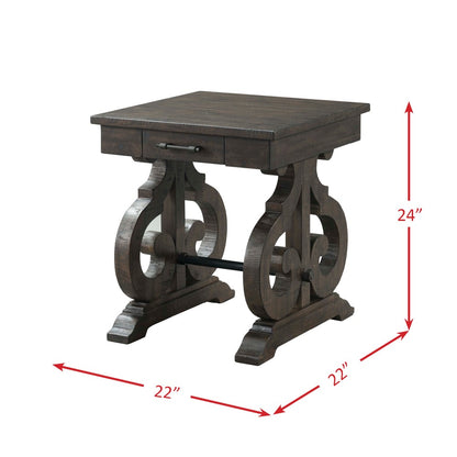 Picket House Furnishings - Stanford 2Pc Occasional Set Coffee And End Table in Smokey Walnut - TST1002PC veiw 9
