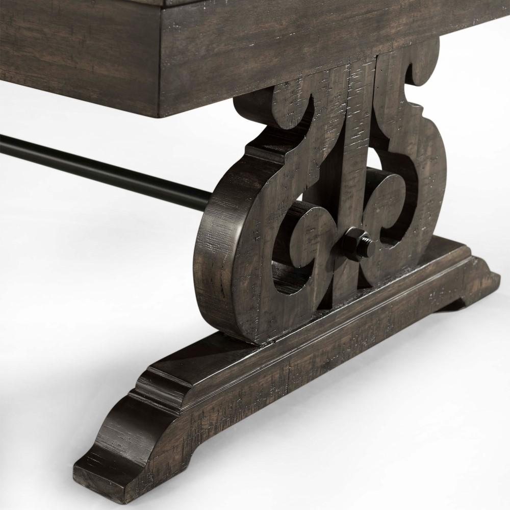 Picket House Furnishings - Stanford Chair Side Table in Smokey Walnut - TST100ST veiw 4