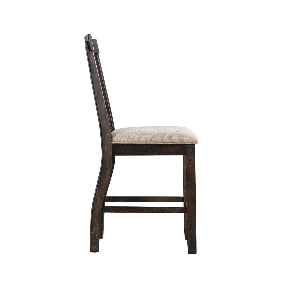 Picket House Furnishings - Stanford Counter Height 7PC Dining Set-Table & Six Slat Back Chairs - DST190C7PC veiw 7
