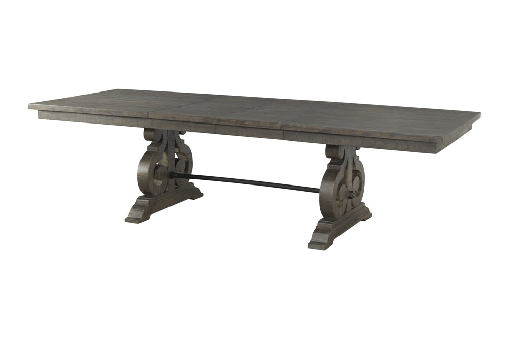 Picket House Furnishings - Stanford Dining Table, 4 Side Chairs, Pew Bench - DST100SB6PC veiw 2