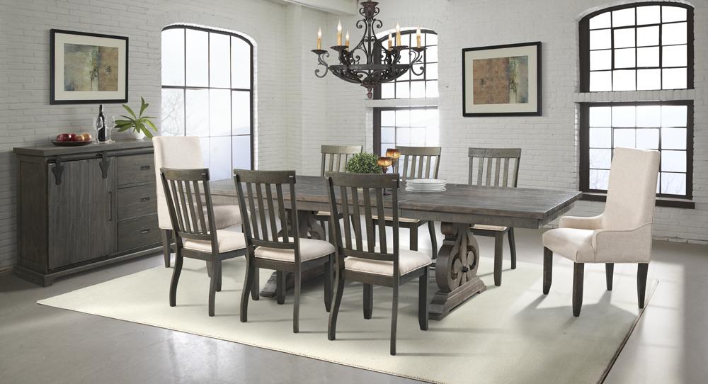 Picket House Furnishings - Stanford Dining Table, 6 Side Chairs, 2 Parson Chairs & Server - DST100SPS10PC veiw 1