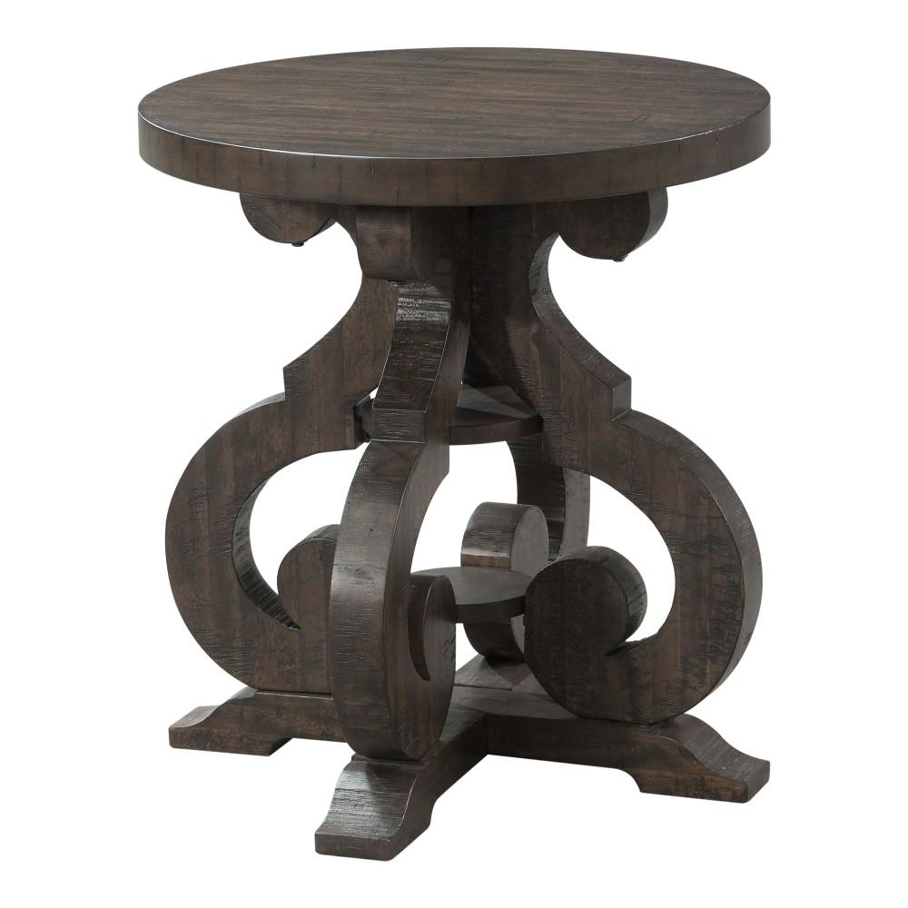 Picket House Furnishings - Stanford End Table in Smokey Walnut - TST100ET veiw 2