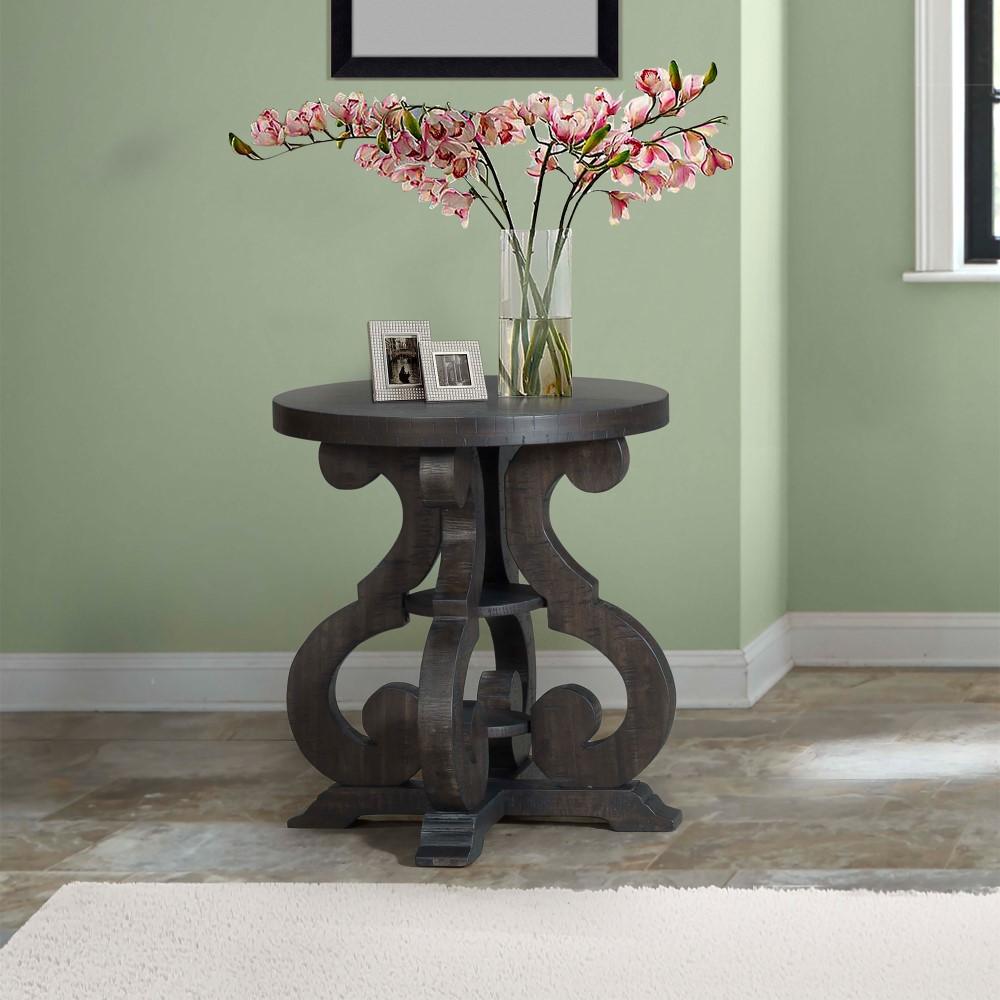 Picket House Furnishings - Stanford End Table in Smokey Walnut - TST100ET veiw 3
