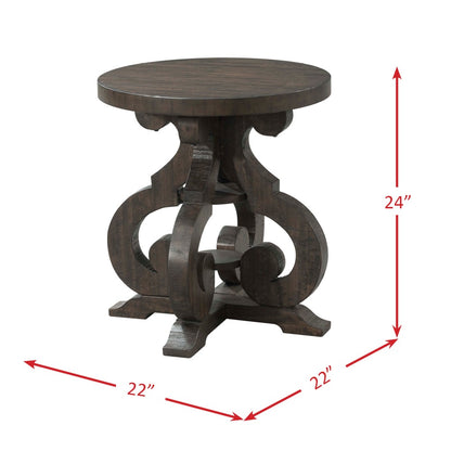 Picket House Furnishings - Stanford End Table in Smokey Walnut - TST100ET veiw 5