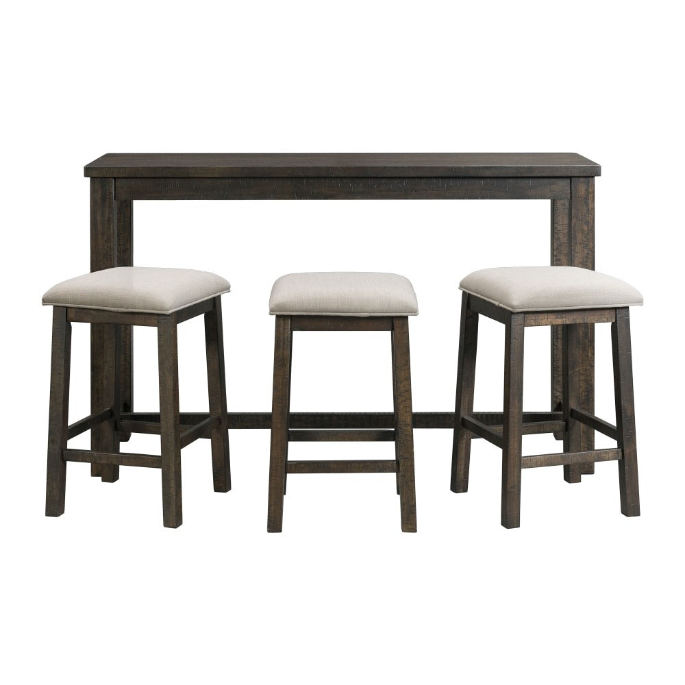 Picket House Furnishings - Stanford Multipurpose Bar Table Set in Smokey Walnut - TST100BTSPE veiw 4