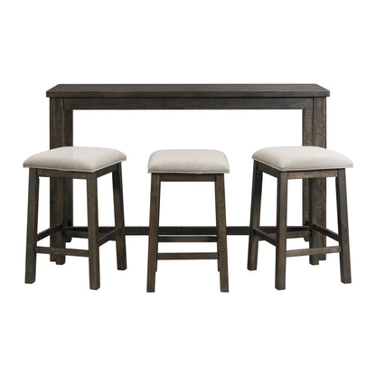 Picket House Furnishings - Stanford Multipurpose Bar Table Set in Smokey Walnut - TST100BTSPE veiw 4