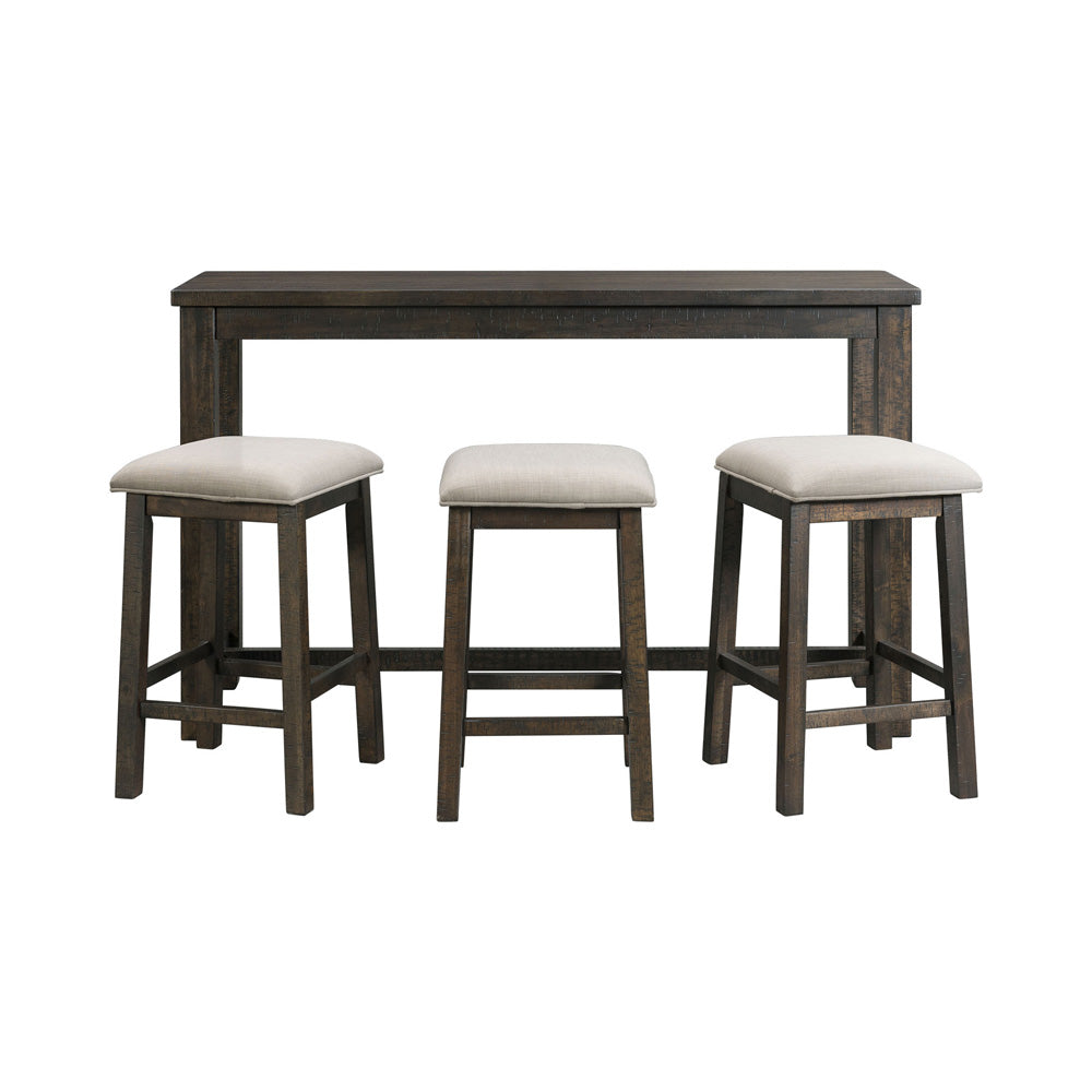 Picket House Furnishings - Stanford Occasional Bar Table Single Pack (Table + Three Stools) - TST100BTSP view 2