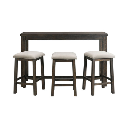Picket House Furnishings - Stanford Occasional Bar Table Single Pack (Table + Three Stools) - TST100BTSP view 2