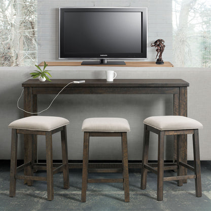 Picket House Furnishings - Stanford Occasional Bar Table Single Pack (Table + Three Stools) - TST100BTSP view 12