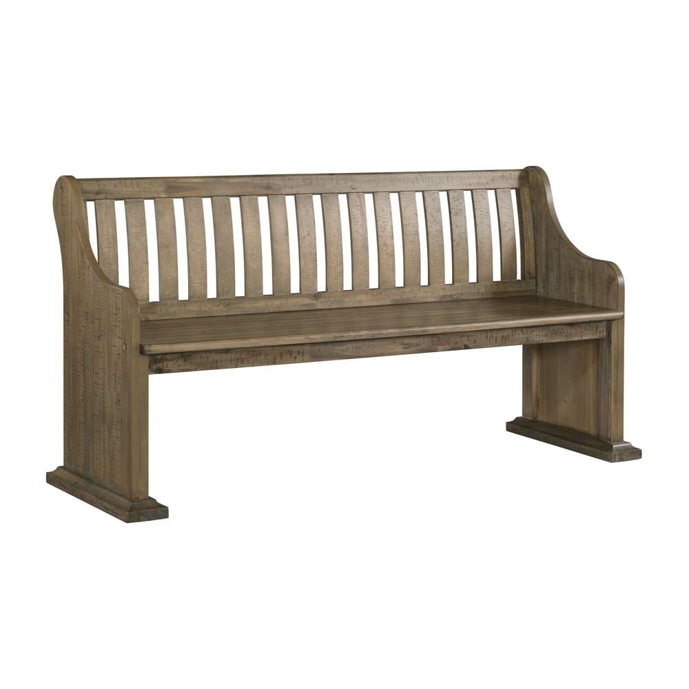 Picket House Furnishings - Stanford Pew Bench - DST300PW veiw 3