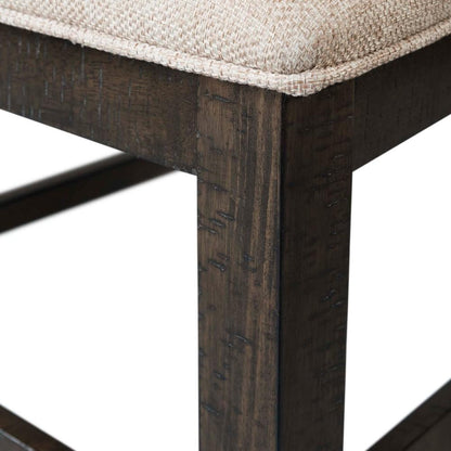 Picket House Furnishings - Stanford Round 5Pc Dining Set Round Table And 4 Chairs in Smokey Walnut - DST1805PC veiw 10