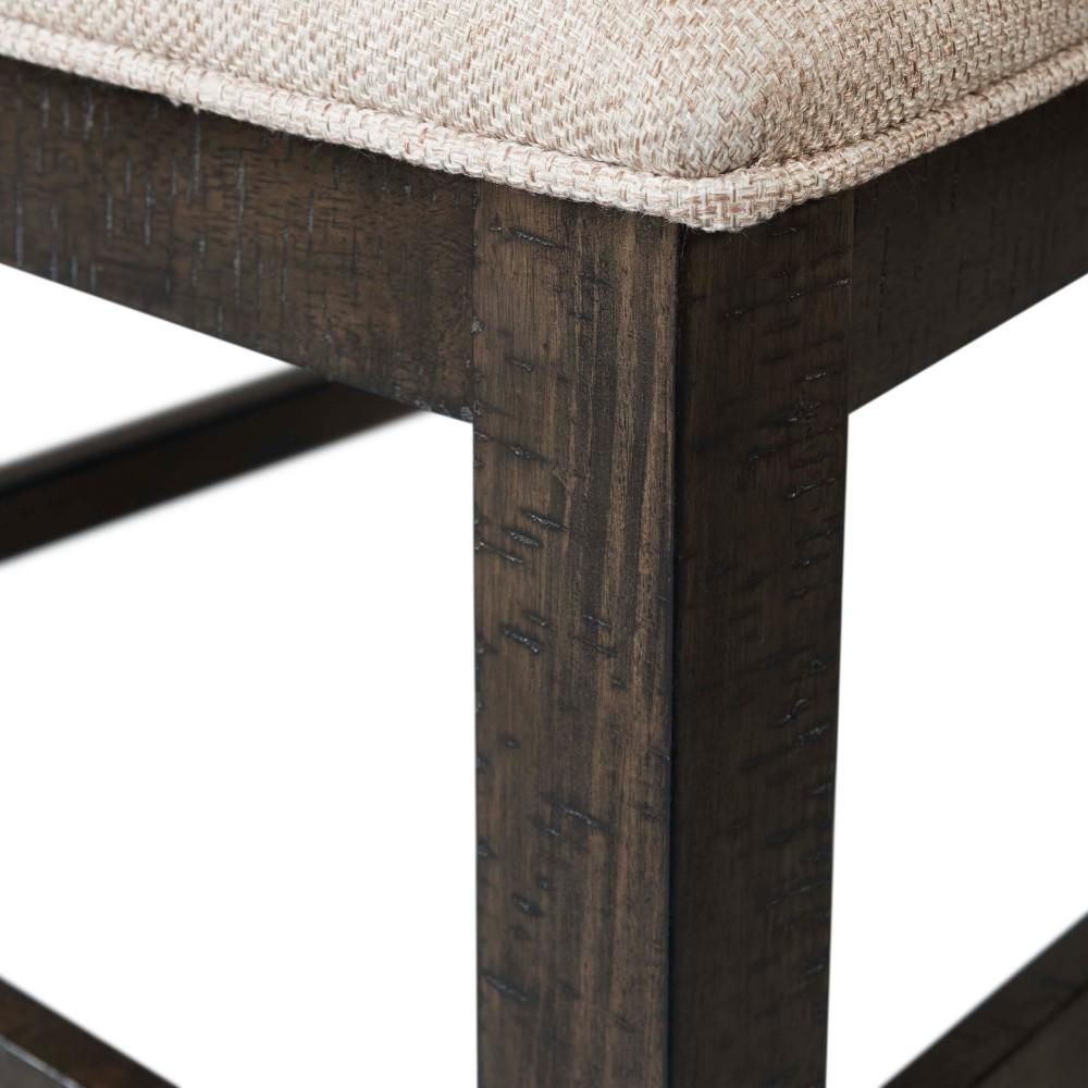 Picket House Furnishings - Stanford Round 7Pc Dining Set Round Table And 6 Chairs in Smokey Walnut - DST1807PC veiw 10