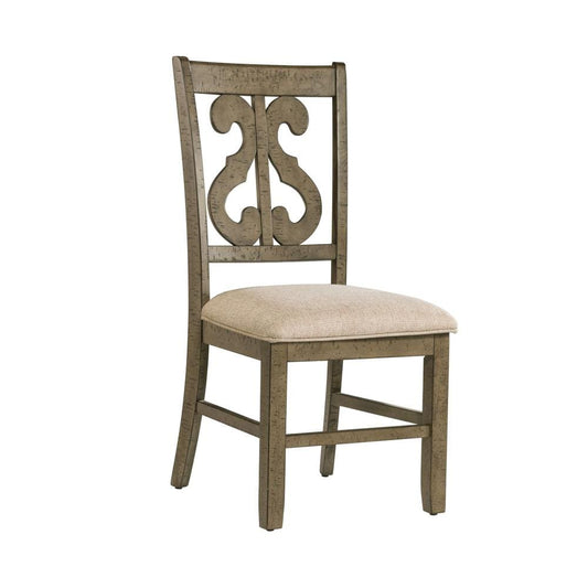 Picket House Furnishings - Stanford Round 7PC Dining Set-Table & Six Chairs - DST3807PC veiw 2