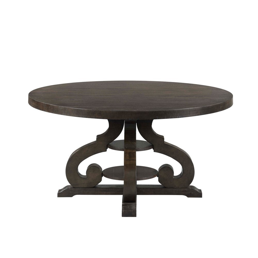Picket House Furnishings - Stanford Round Dining Table in Smokey Walnut - DST180DT veiw 1