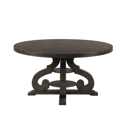 Picket House Furnishings - Stanford Round Dining Table in Smokey Walnut - DST180DT veiw 1