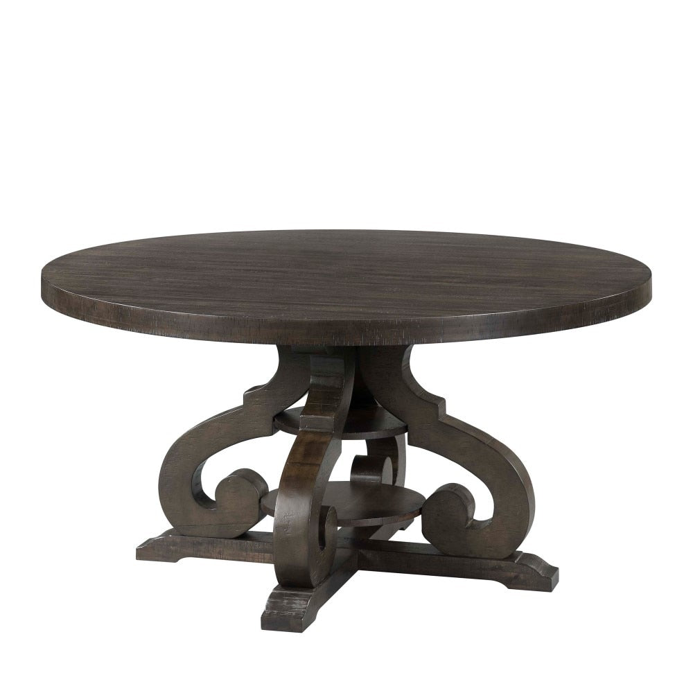 Picket House Furnishings - Stanford Round Dining Table in Smokey Walnut - DST180DT veiw 2
