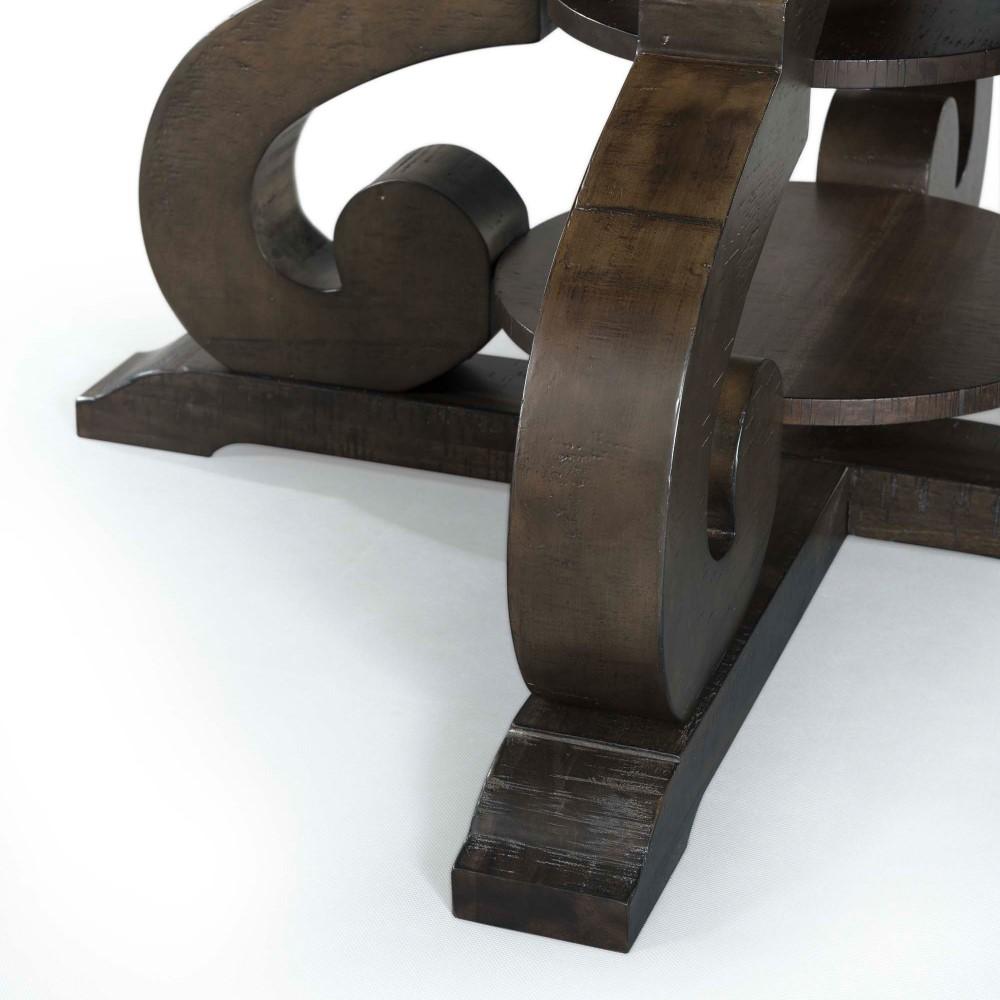 Picket House Furnishings - Stanford Round Dining Table in Smokey Walnut - DST180DT veiw 4