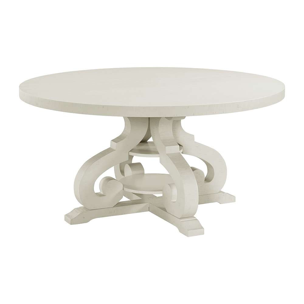 Picket House Furnishings - Stanford Round Dining Table in White - DST780DT veiw 1