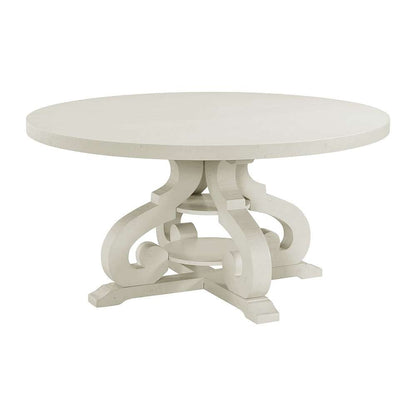 Picket House Furnishings - Stanford Round Dining Table in White - DST780DT veiw 1