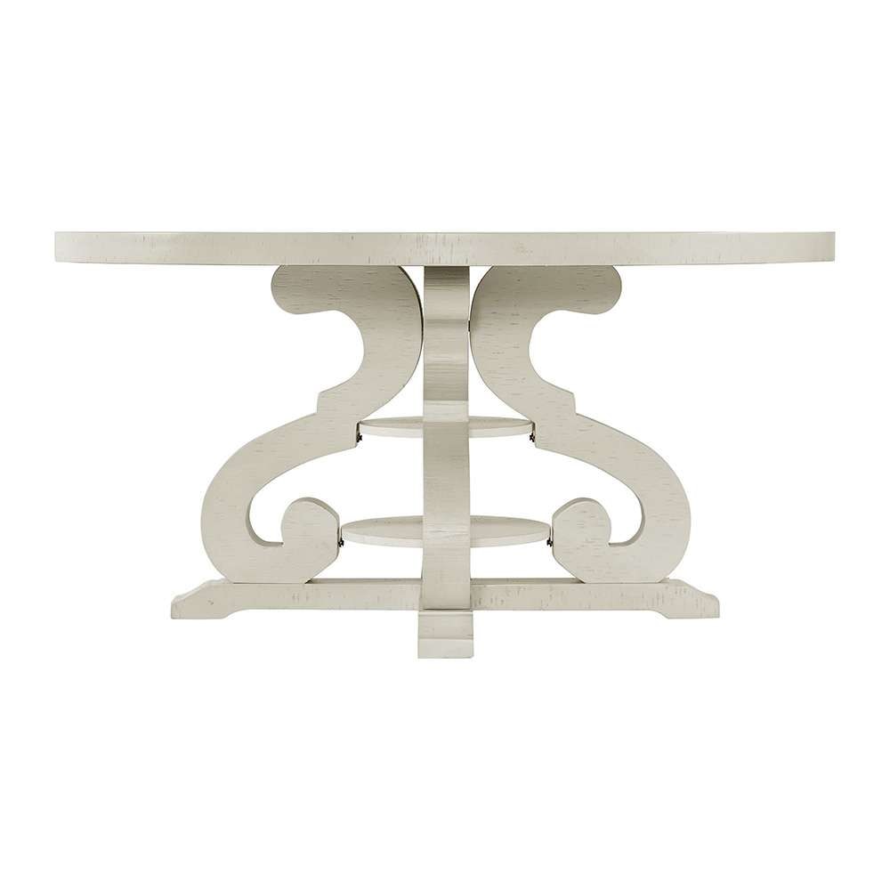 Picket House Furnishings - Stanford Round Dining Table in White - DST780DT veiw 3