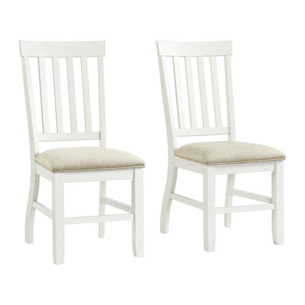 Picket House Furnishings - Stanford Side Chair in White (Set of 2) - DST700SC veiw 1