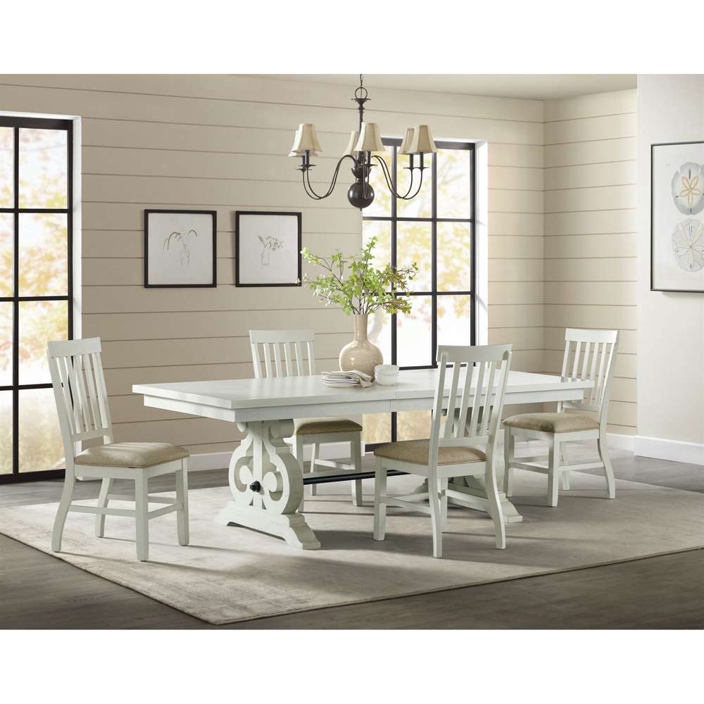 Picket House Furnishings - Stanford Side Chair in White (Set of 2) - DST700SC veiw 3