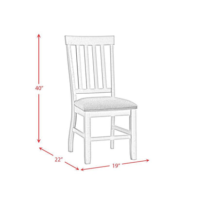 Picket House Furnishings - Stanford Side Chair in White (Set of 2) - DST700SC veiw 7
