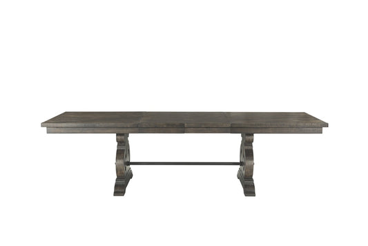 Picket House Furnishings - Stanford Table & Base - DST100DTB veiw 2