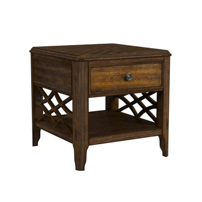Picket House Furnishings - Stark 3PC Occasional Table Set in Cherry-Coffee Table & Two End Table - T-5210-5-ET-3PC veiw 3